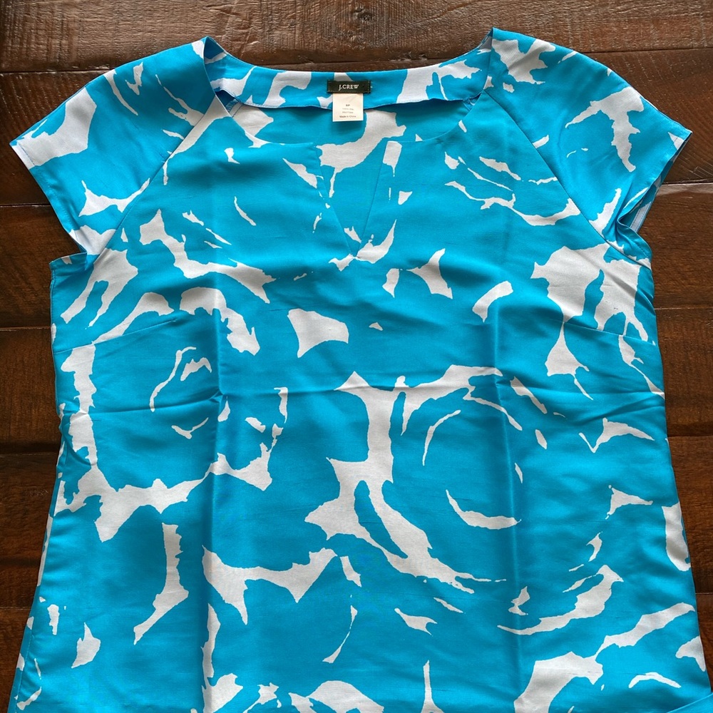 Vintage J. Crew 100% Silk Blouse